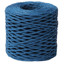 (Sea Blue) Colorful Raffia Paper Yarn Multifunctional Hand-Woven Rope DIY Crafts Tools