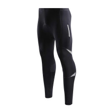 (AS XL and USA XL, Black) Silicone Padded Reflective Mesh Biking Pant Sweat-Absorbent Riding Pants for MTBs Road Bike
