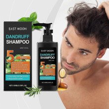 East Moon Men's Mint Refreshing Shampoo Hair Cleaning Smooth Shiny Oil Control Anti-Dandruff Shampoo