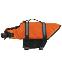 (XXS, Orange) Reflective Pet Life Jackets Adjustable Dog Swimming Reflective Safe Vest Pet Life Preserver