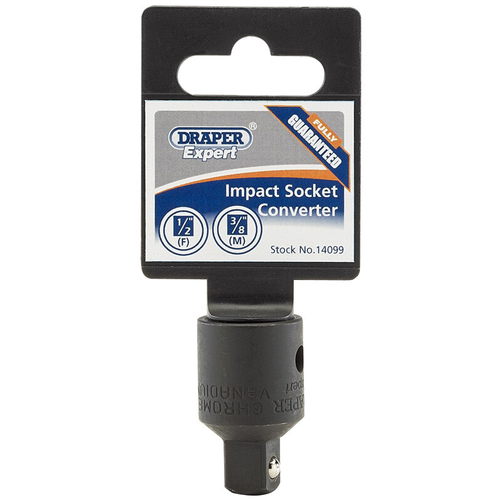 Draper Draper Expert 1/2"(F) x 3/8"(M) Impact Socket Converter 307 14099