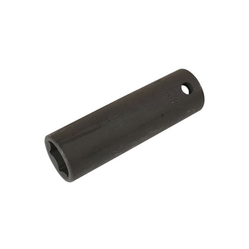 Laser Tools 1712 Deep Socket - Air Impact 1/2"D 16mm 6 Point Chrome Vanadium