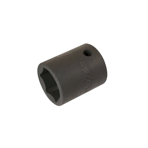 Laser Tools 1700 Socket - Air Impact 1/2"D 22mm 6 Point Chrome Vanadium