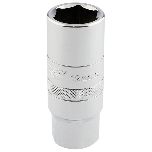 Draper Draper 1/2" Sq Dr 12mm Thread 6 Point Spark Plug Socket (18mm Socket) 16779