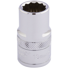 Draper Expert 1/2" Square Drive Hi-Torq 12 Point Socket (13mm) 33105