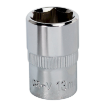 Sealey SP3813 WallDrive Socket 13mm 3/8"Sq Drive Fully Polished