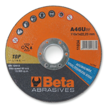 Beta 11032 1,0-10 Flat Steel/Stainless Steel Cutting Disc Thin Ã 76 x 1 x 10mm