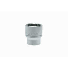 Teng Tools M120136-C | 1/2" Drive Regular 12pt AF 1-1/8" Socket Chrome Vanadium
