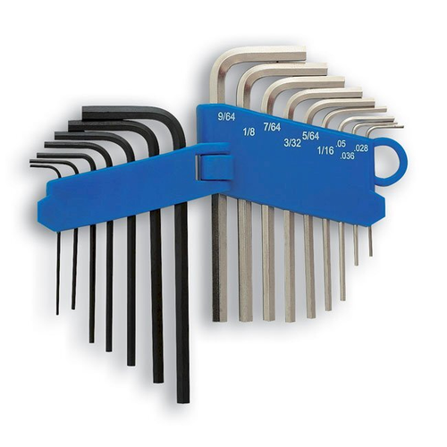 Laser Tools 4196 Hex Key Set - 16pc Chrome Vanadium