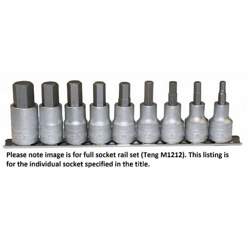 Teng Tools M121110-C | 1/2" Drive - Hex Bit Socket - 5/16" - Chrome Vanadium