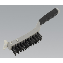 Sealey WB103 Wire Brush with Steel Fill & Scraper