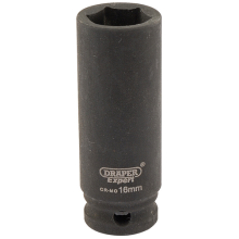 Draper Expert 16mm 3/8" Square Drive Hi-Torq 6 Point Deep Impact Socket 6889
