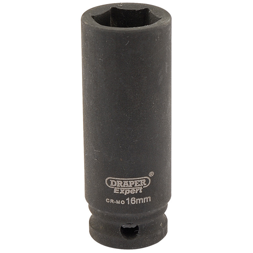 Draper Draper Expert 16mm 3/8" Square Drive Hi-Torq 6 Point Deep Impact Socket 6889