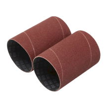 Draper 08406 Aluminium Oxide Sanding Sleeves 75 x 115mm 80 Grit (Pack of 2)