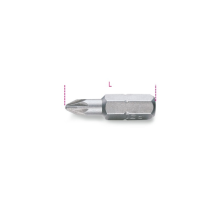 Beta Tools 861 PZ 1x 1/4" Hex Drive Pozidriv Bit PZ2 x 25mm | 008610305