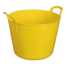 Sealey SFT40Y Heavy-Duty Flexi Tub 40ltr - Yellow