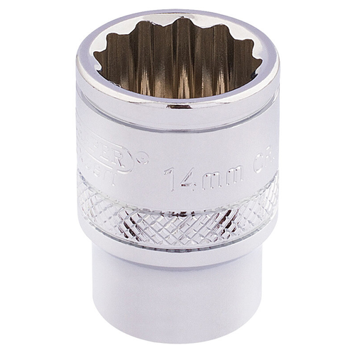Draper Draper Expert 3/8" Square Drive Hi-Torq 12 Point Socket (14mm) 32777