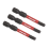Sealey Sealey AK8237 Hex 4mm Impact Power Tool Bits 50mm - 3pc 1