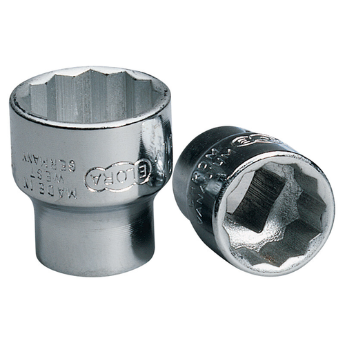 Draper Draper 12mm 3/8" Square Drive Elora Bi-Hexagon Socket 25888