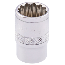 Draper Expert 3/8" Square Drive Hi-Torq 12 Point Socket (13mm) 32776
