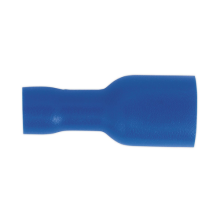 Sealey BT16 Fully Insulated Terminal 6.3mm Female Blue Pack of 100