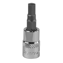 Sealey Premier SBH003 Hex Socket Bit 5mm 1/4"Sq Drive