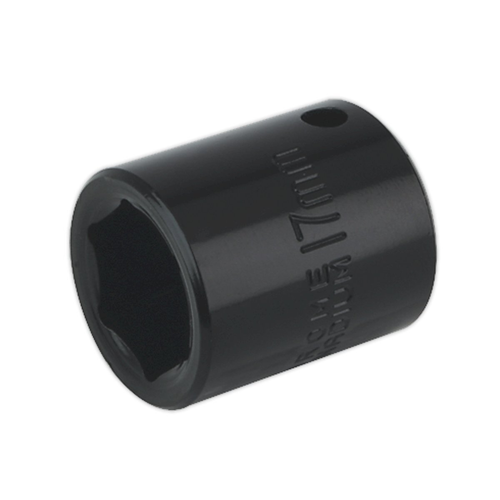 Sealey Sealey IS3817 Impact Socket 17mm 3/8"Sq Drive