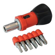 Silverline Stubby Ratchet Screwdriver Set 7pce 250488
