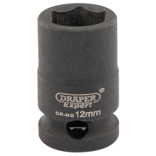 Draper Expert 12mm 3/8" Square Drive Hi-Torq 6 Point Impact Socket 6871