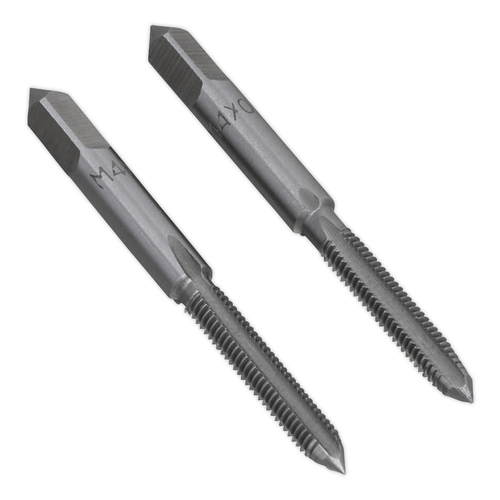 Sealey Sealey TSM4 Tap Set 2pc (Taper & Plug) M4 x 0.7mm