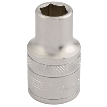 Draper Expert 1/2" Square Drive 6 Point Metric Socket (10mm) 16598