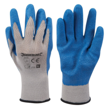 Silverline Latex Builders Gloves L 9 427550