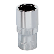 Sealey Premier SP1410 WallDrive Socket 10mm 1/4"Sq Drive Fully Polished