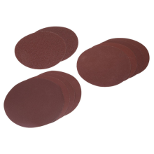 Sealey SSDS01 Hook-and-Loop Sanding Disc Set Ã150mm