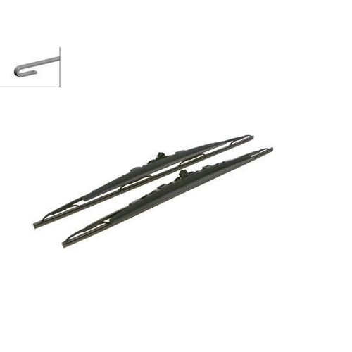 Bosch Bosch 3397118204 702S Wiper Blade Set Superplus Windscreen Flat