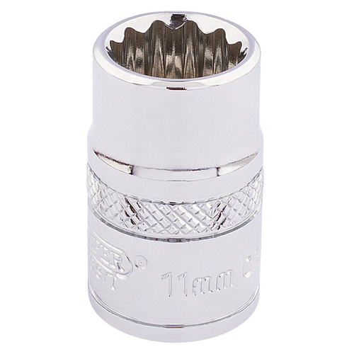 Draper Draper Expert 3/8" Square Drive Hi-Torq 12 Point Socket (11mm) 32771
