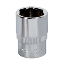 Sealey SP1413 WallDrive Socket 13mm 1/4"Sq Drive Fully Polished