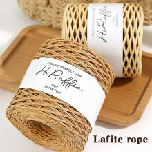 (Grass) Colorful Raffia Paper Yarn Multifunctional Hand-Woven Rope DIY Crafts Tools