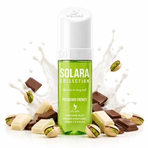 Bruma corporal - VOLARE - Solara Frenesí de Pistacho - 90 ml - Pistacho, vainilla, almizcle blanco - Oriental ámbar gourmand 1