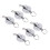 6 Pcs Stainless Silver Retractable Key Chain  Keyring Heavy Duty Steel 1