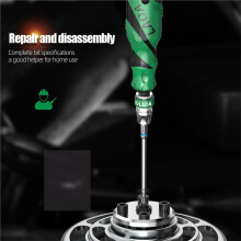 LAOA 22-in-1 Magnet-Schraubendreher-Set, S2-Stahl-Bits, Schnellwechselgriff, 1/4" Sechskant, Aufbewahrungstasche für Heimreparaturen & DIY