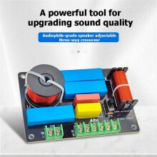 WEAH-339 200W 3-Kanal HiFi Lautsprecher Frequenzweiche Höhen/Mittel/Bass Audio Crossover Filter Platine