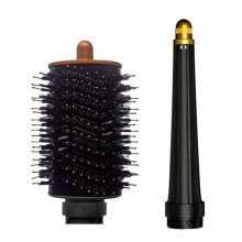Long Curling Iron Conical Barrels & Smoothing Brush for  FlexStyle Curling Iron Textured Waves Smooth Hair Style A
