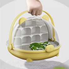 Seidenraupenzuchtbox für Seidenraupen und Schildkröten, Leicht zu Beobachtende, Tragbare Reptilienfütterungsbox, Kleintierzuchtbehälter