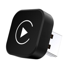 Universal 2in1 Wireless CarPlay Auto Adapter Box for Factory Wired Car, Plug and