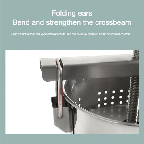 Stainless Steel Vegetable Stuffing Squeezer 1.5L Manual Dumpling Stuffing Squeezer Vegetable Drainer 2