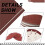 Multi Tool Sanding Pads, 60 Pcs Mouse Detail  SanderPads, 5 Hole Sanding Sheets Assorted for Sander SandersPads 3