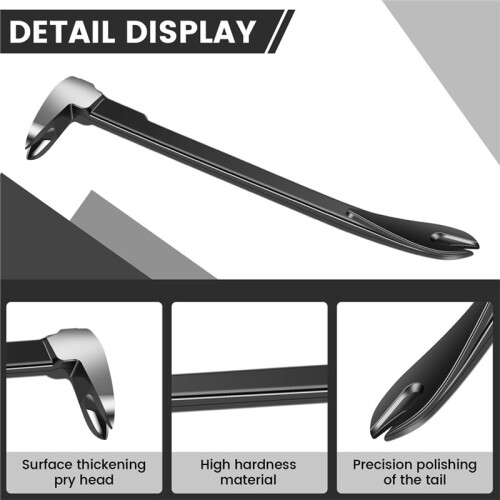 Multifunctional Pry Bar Edc Prybar Crowbars Remover Staple  Cat PawsNail Puller Hand Pulling Crow Woodworking Tool