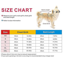 (XS, A) Winter Dog Hoodies & Warm Coats for Puppies & Pets: Cotton Jacket & Sweater Size inch Circle Neck for Secure Fit
