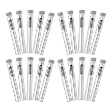 20 Pack Diamond Drill Bit Set,6mm (1/4inch) Small Diamond Hole Saw Kit for Glass, Porcelain, Ceramic Tile, Marble